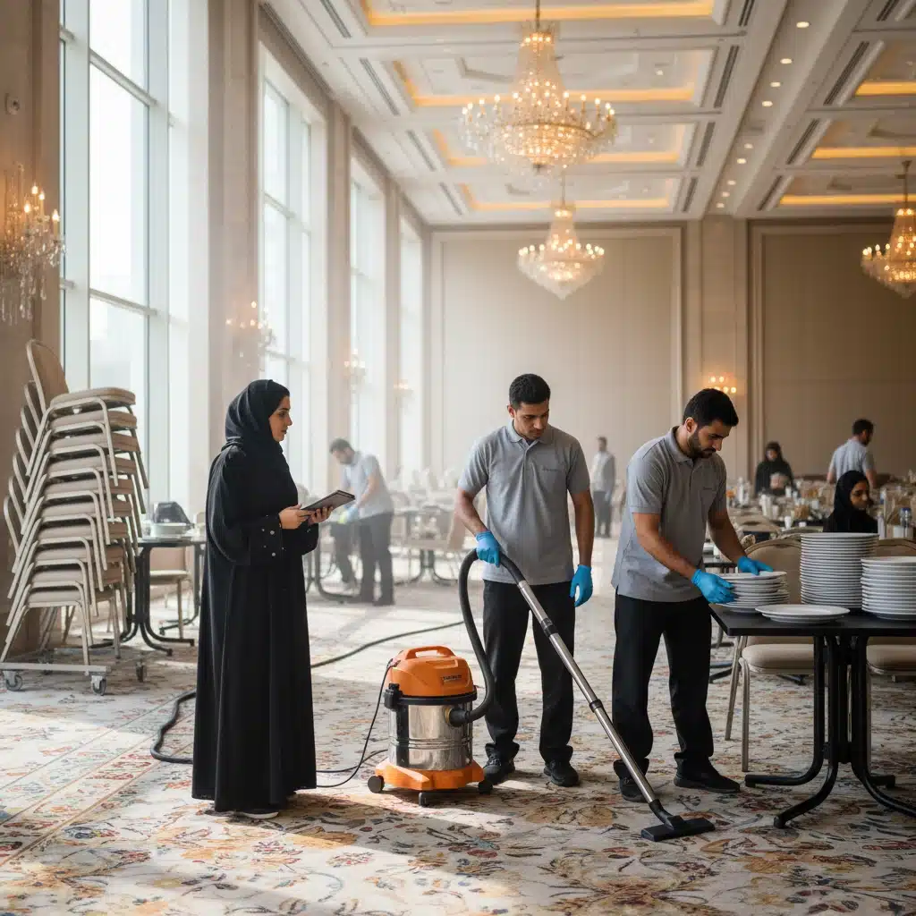توريد فرق تنظيف متكاملة للمناسبات والفعاليات الكبرى، مع إدارة لوجستية تضمن الأداء الاحترافي في كل مرحلة.